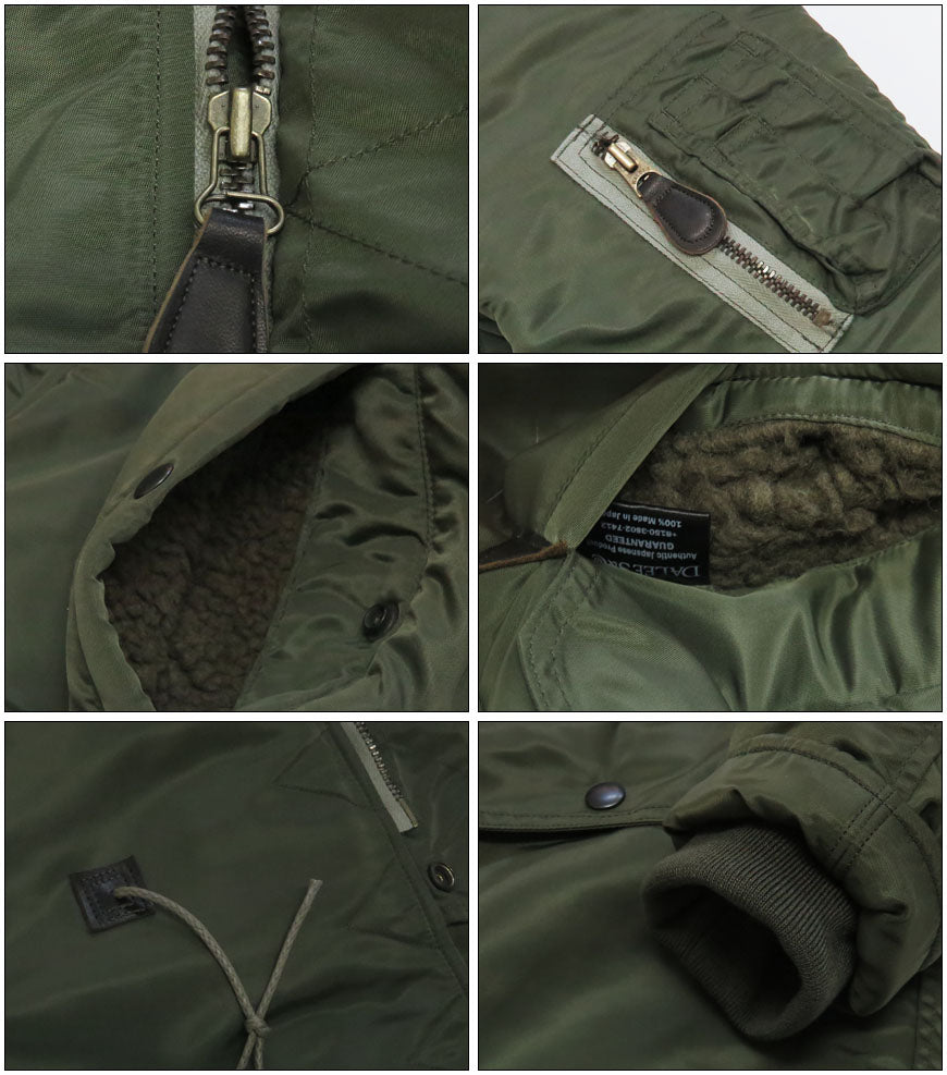 DALLES & CO ダリーズ＆コー NA3 Heavy-Zone Militärjacke Navy Army Jacket N-3B DELUXEWARE
