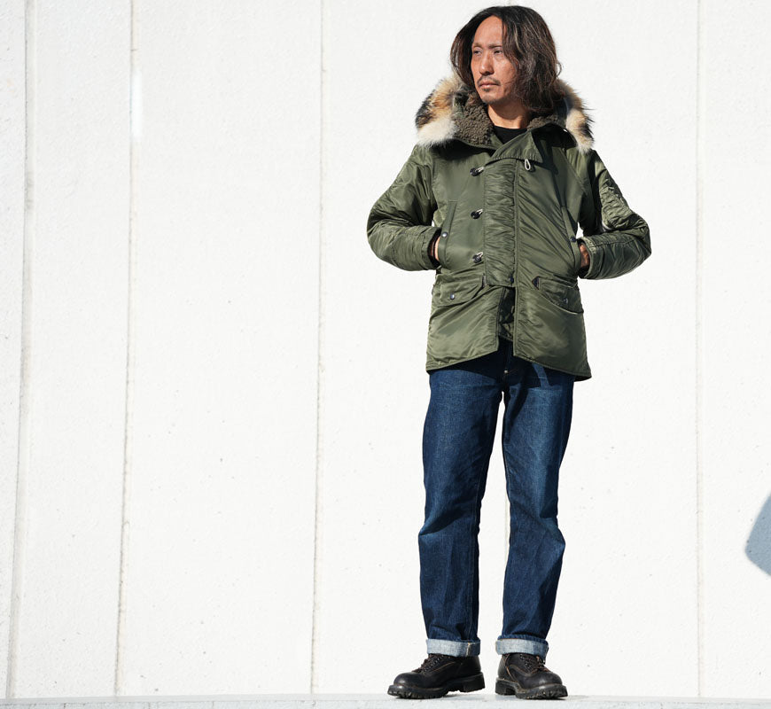 DALLES & CO ダリーズ＆コー NA3 Heavy-Zone Militärjacke Navy Army Jacket N-3B DELUXEWARE
