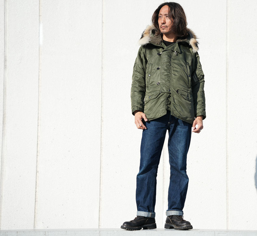 DALLES & CO ダリーズ＆コー NA3 Heavy-Zone Militärjacke Navy Army Jacket N-3B DELUXEWARE