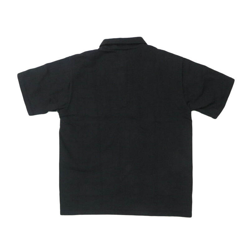 デラックスウェア DELUXEWARE 半袖 オープンカラー Tシャツ ポロシャツ 無地 吊り編み 厚手 OCTS-00