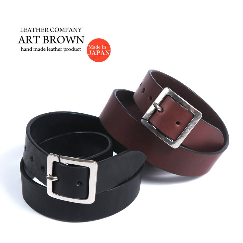 ART BROWN アートブラウン ベルト 40mm幅ギャリソンベルト オイルドレザー ODB40039AB 【2026年春夏新作】