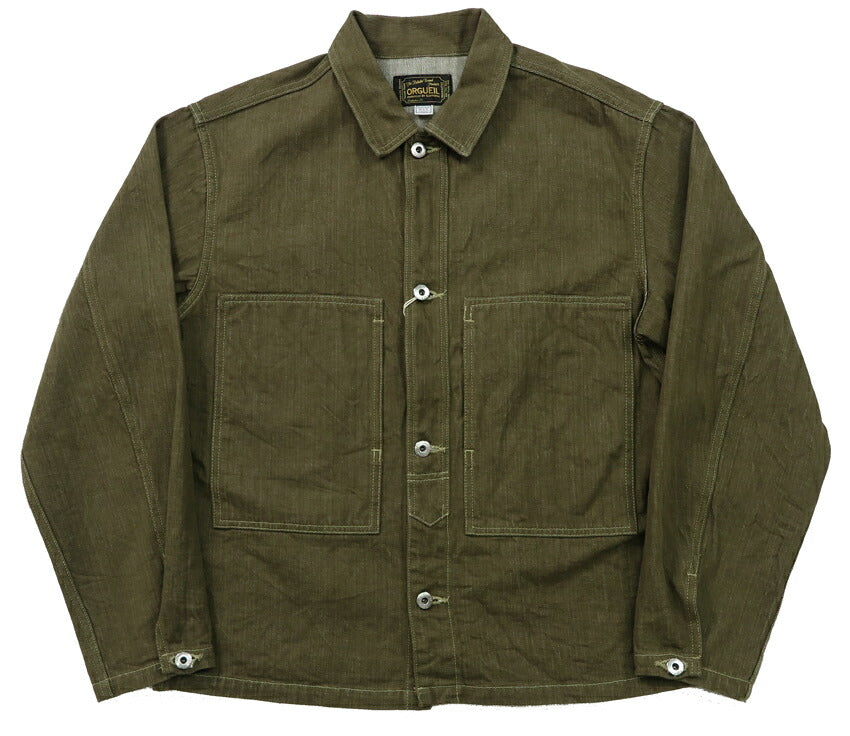 ออร์เกย์ล ORGUEIL แจ็คเก็ตผ้ายีนส์สีเขียว OR-4300