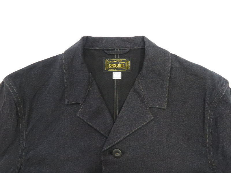 ORGUEIL オルゲイユ Chaqueta saco índigo Indigo Sack Jacket OR-4329