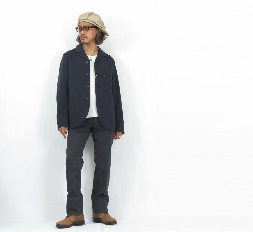 ORGUEIL オルゲイユ Chaqueta saco índigo Indigo Sack Jacket OR-4329