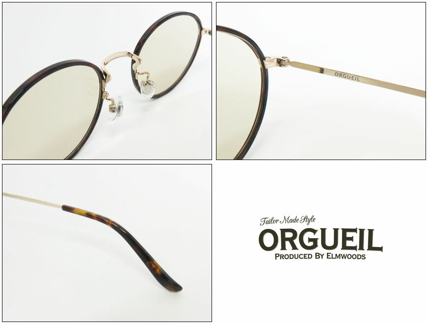 ORGUEIL オルゲイユ サングラス ラウンド型 色付きレンズ Sunglasses