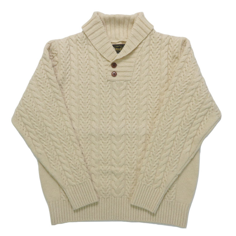 ORGUEIL オルゲイユ Aran-Strickpullover 100% Wolle Aran Sweater OR-9108