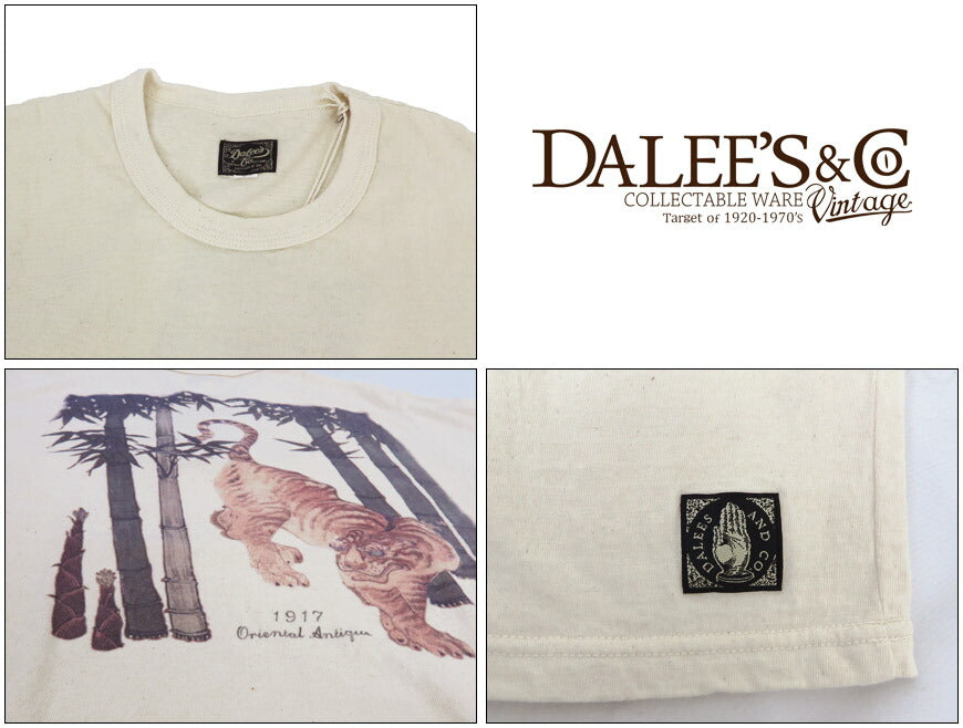 DALLES&CO ダリーズ＆コー เสื้อยืดแขนสั้น 7oz ORT2025-A ทาเคะโทระ 2L0177 เดอลุกซ์แวร์