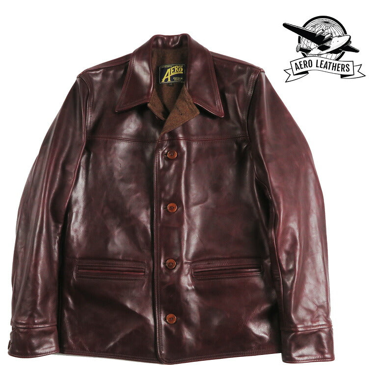 【即納在庫】エアロレザー AERO LEATHER レザー プレミア ワークコート Premier Work Coat ホーウィン社 フロントクォーターホースハイド 馬革 コードバン 40