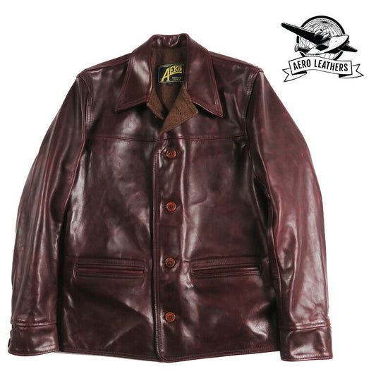 【即納在庫】エアロレザー AERO LEATHER レザー プレミア ワークコート Premier Work Coat ホーウィン社 フロントクォーターホースハイド 馬革 コードバン 40