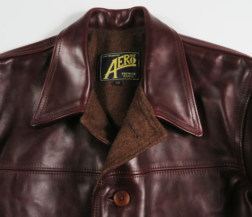 【即納在庫】エアロレザー AERO LEATHER レザー プレミア ワークコート Premier Work Coat ホーウィン社 フロントクォーターホースハイド 馬革 コードバン 40