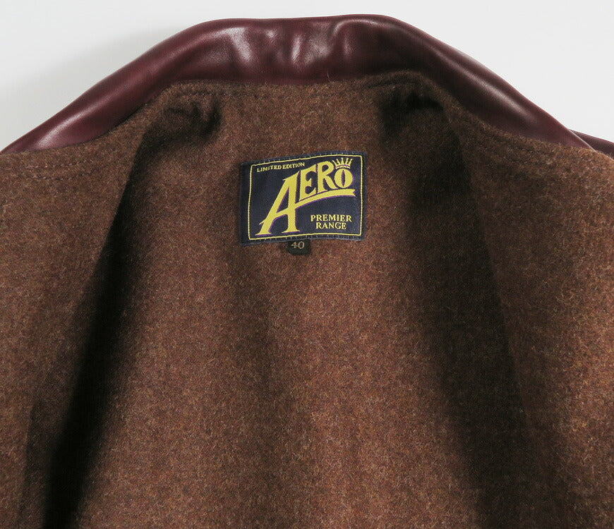 【即納在庫】エアロレザー AERO LEATHER レザー プレミア ワークコート Premier Work Coat ホーウィン社 フロントクォーターホースハイド 馬革 コードバン 40