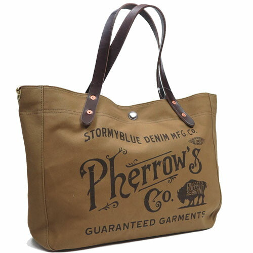フェローズ Pherrow's トートバッグ 2WAY TOTE BAG ウォバッシュストライプ PSBG1