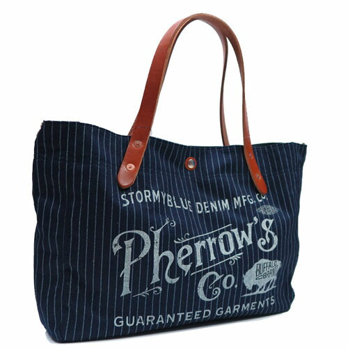 フェローズ Pherrow's トートバッグ 2WAY TOTE BAG ウォバッシュストライプ PSBG1