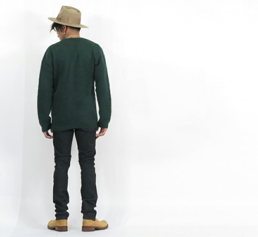 JELADO ジェラード Rundhals Streifen Mohair Pullover Lithium Mohair RG13839