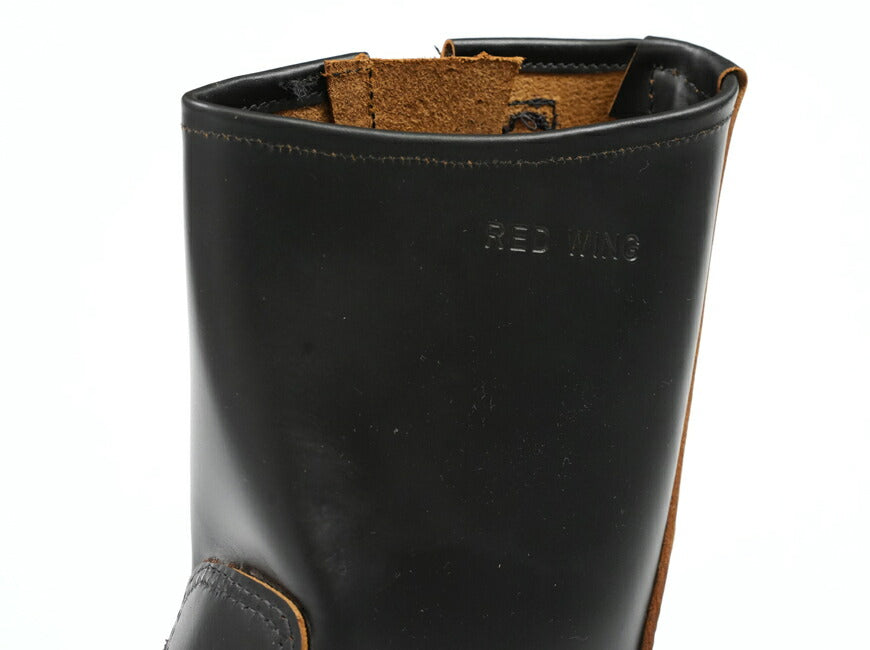 REDWING レッドウィング Engineer Boots Black "Klondike" Stovepipe Nicht-Stahlkappe Braunkern D-Weite 11 Zoll Engineer Stovepipe Style Nr.2966