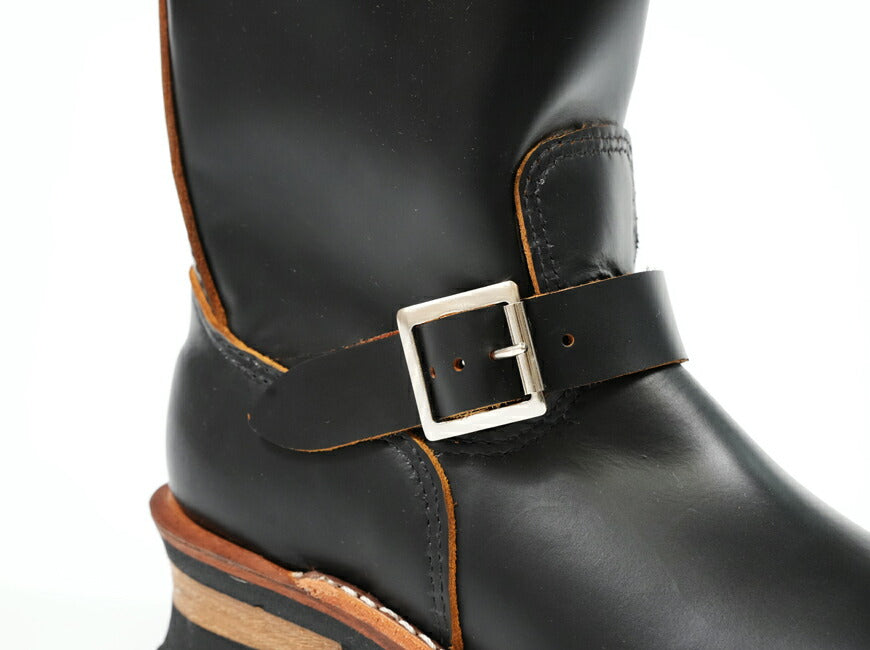 REDWING レッドウィング Engineer Boots Black "Klondike" Stovepipe Nicht-Stahlkappe Braunkern D-Weite 11 Zoll Engineer Stovepipe Style Nr.2966