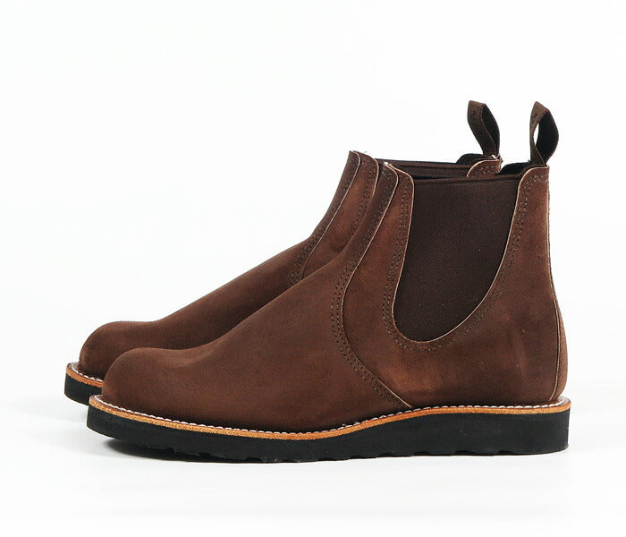 REDWING レッドウィング CLASSIC CHELSEA クラシック チェルシー ブーツ チョコレート 「ミュールスキナー」 ラフアウト STYLE NO.3195 【2026年秋冬新作】
