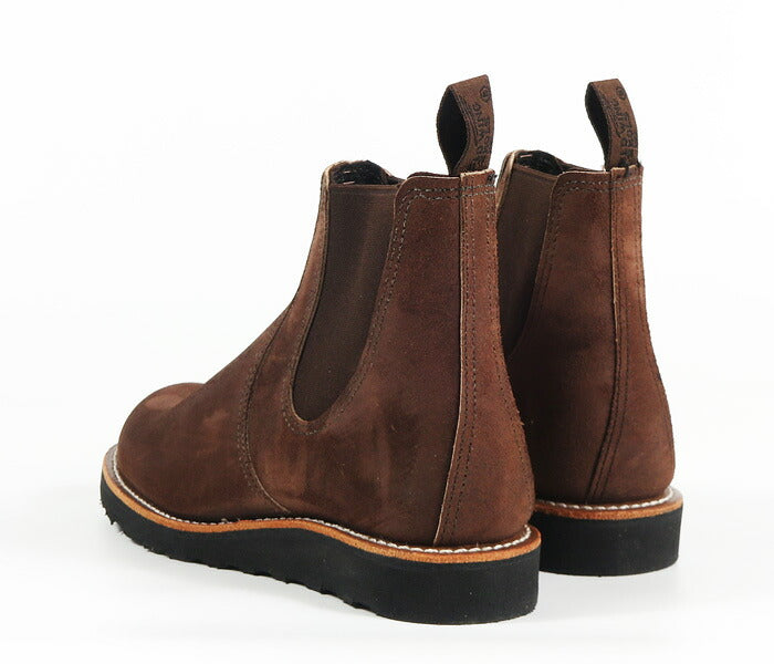REDWING レッドウィング CLASSIC CHELSEA クラシック チェルシー ブーツ チョコレート 「ミュールスキナー」 ラフアウト STYLE NO.3195 【2026年秋冬新作】