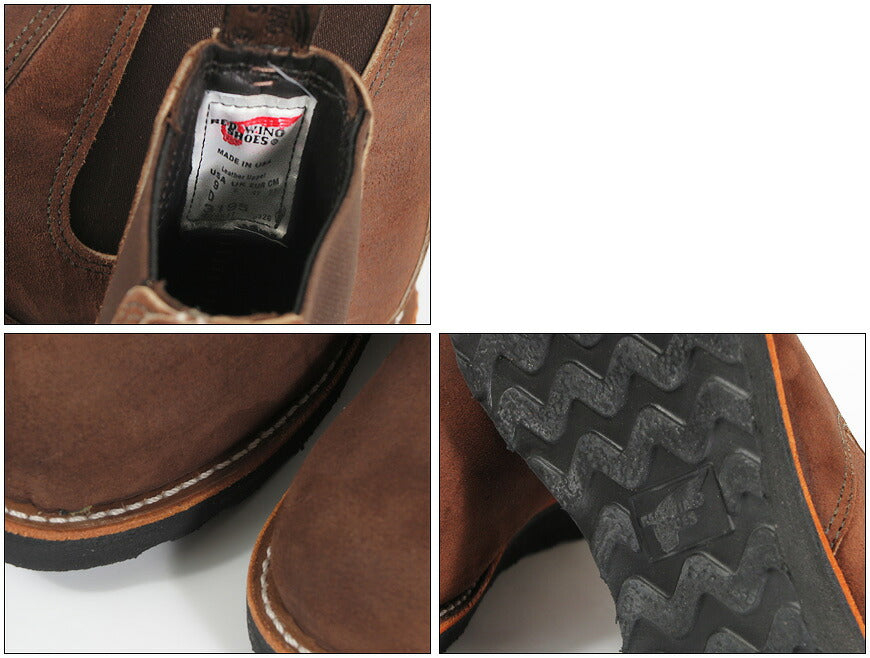 REDWING レッドウィング CLASSIC CHELSEA クラシック チェルシー ブーツ チョコレート 「ミュールスキナー」 ラフアウト STYLE NO.3195 【2026年秋冬新作】
