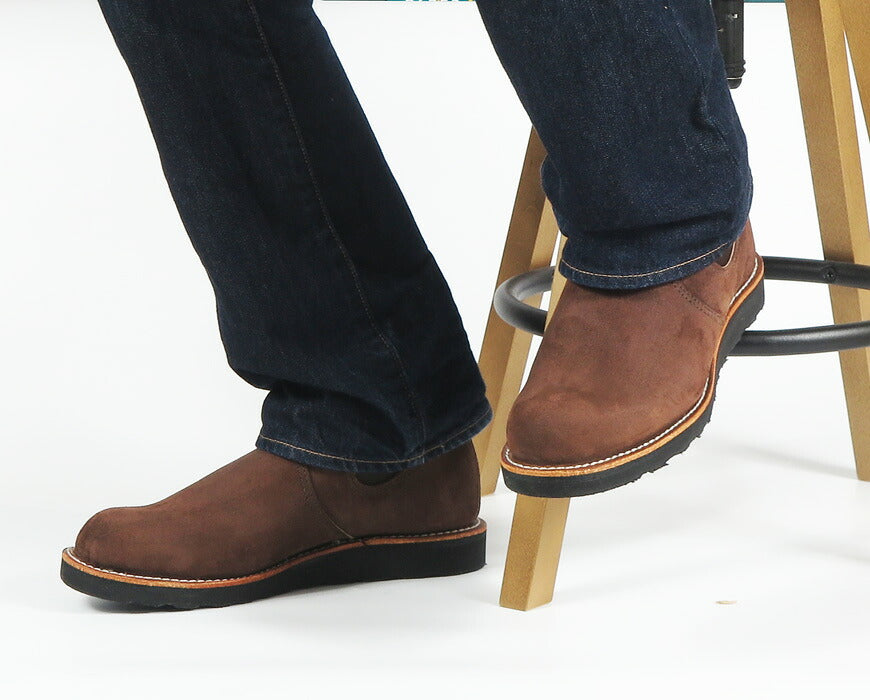 REDWING レッドウィング CLASSIC CHELSEA クラシック チェルシー ブーツ チョコレート 「ミュールスキナー」 ラフアウト STYLE NO.3195 【2026年秋冬新作】