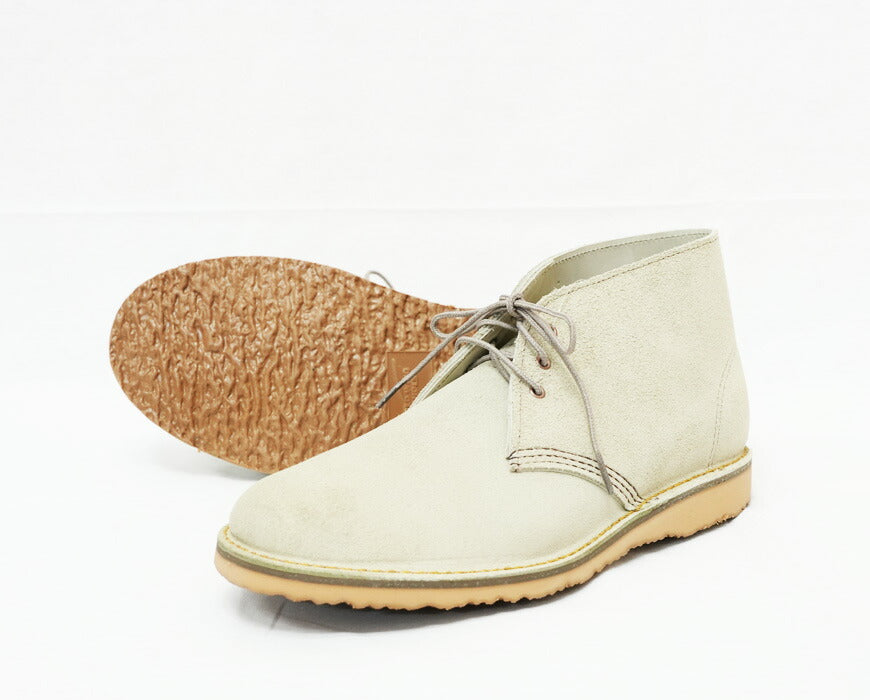 REDWING Red Wing WEEKENDER CHUKKA chukka laarzen Mojave wit zand roughout D-wijdte STYLE No.3309