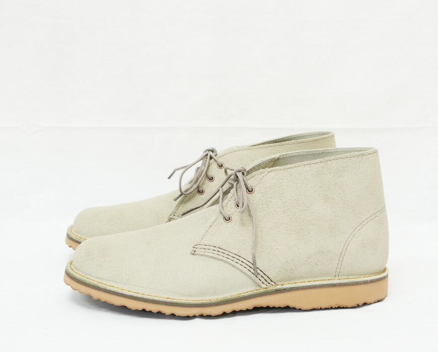 REDWING Red Wing WEEKENDER CHUKKA chukka laarzen Mojave wit zand roughout D-wijdte STYLE No.3309