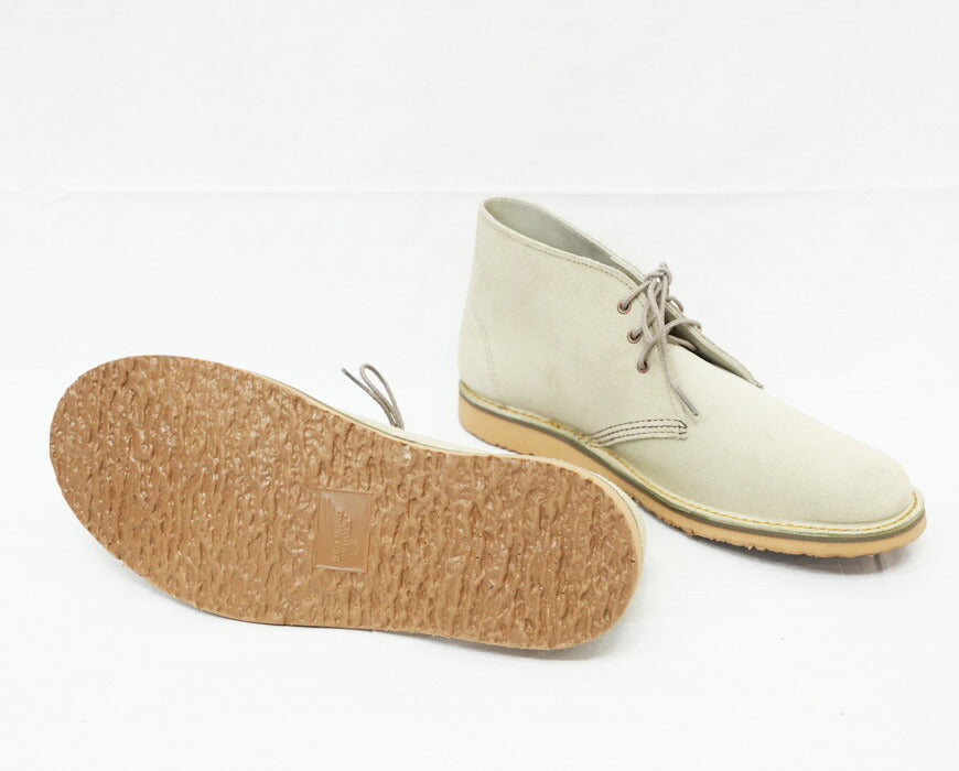 REDWING Red Wing WEEKENDER CHUKKA chukka laarzen Mojave wit zand roughout D-wijdte STYLE No.3309