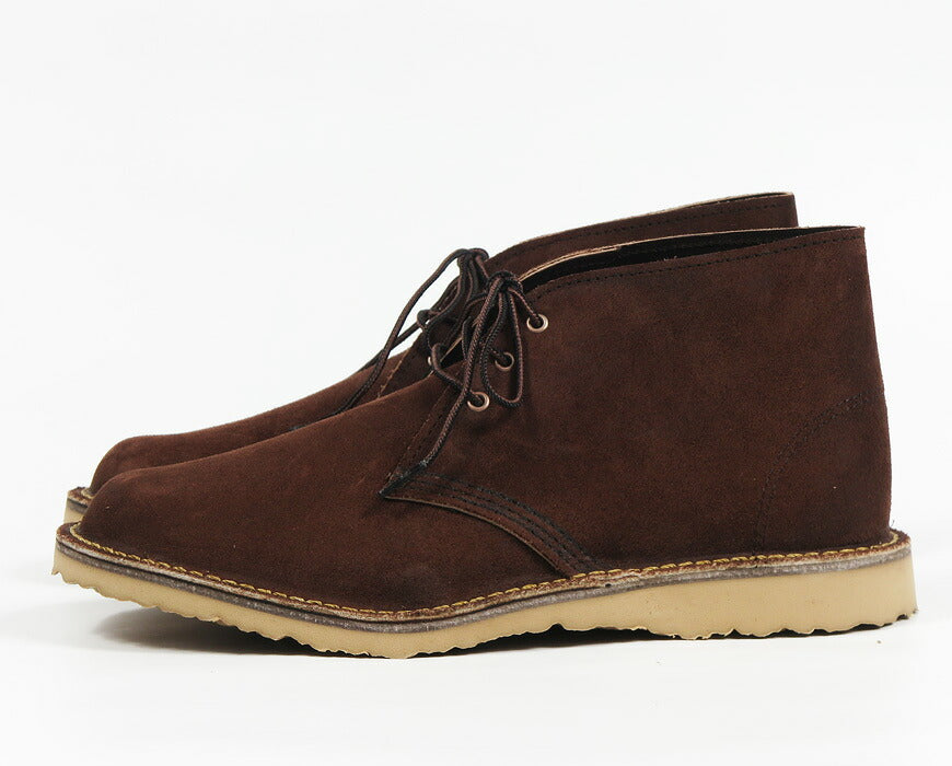 REDWING レッドウィング WEEKENDER CHUKKA チャッカブーツ チョコレート ミュールスキナー ラフアウト Dワイズ STYLE No.3315 【2026年秋冬新作】