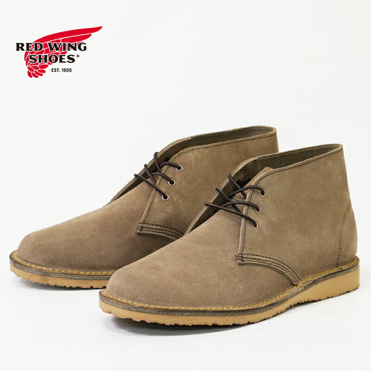 REDWING レッドウィング WEEKENDER CHUKKA チャッカブーツ モハヴェ サンドストーン ラフアウト Dワイズ STYLE No.3610 【2026年春夏新作】