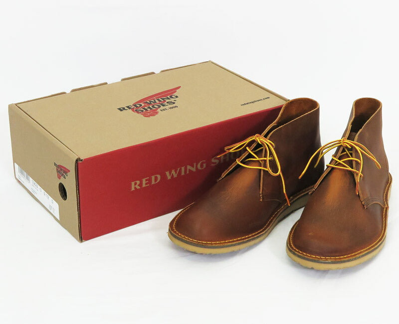 REDWING レッドウィング WEEKENDER CHUKKA チャッカブーツ ラフ&タフ カッパー Dワイズ STYLE No.3622