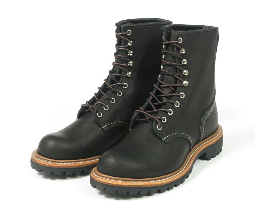 REDWING レッドウィング รองเท้าบู๊ตล็อกเกอร์ 8 นิ้ว สีดำ "Oil Slick" รุ่น Style No.4501