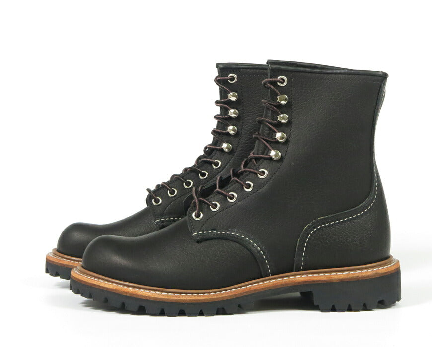 REDWING レッドウィング รองเท้าบู๊ตล็อกเกอร์ 8 นิ้ว สีดำ "Oil Slick" รุ่น Style No.4501