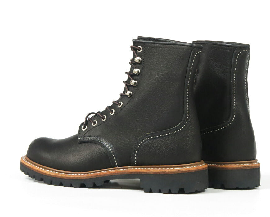 REDWING レッドウィング รองเท้าบู๊ตล็อกเกอร์ 8 นิ้ว สีดำ "Oil Slick" รุ่น Style No.4501