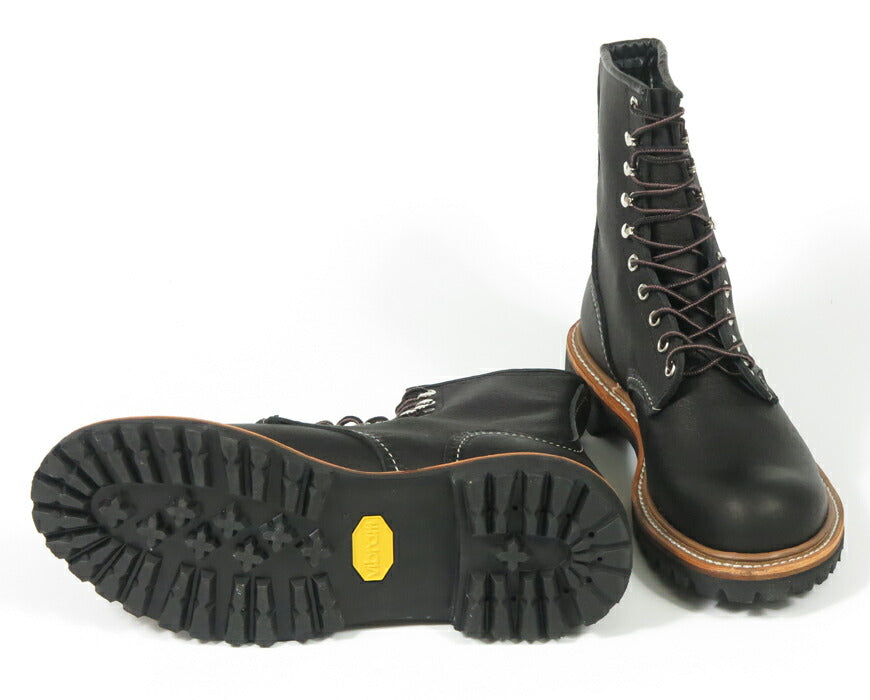 REDWING レッドウィング รองเท้าบู๊ตล็อกเกอร์ 8 นิ้ว สีดำ "Oil Slick" รุ่น Style No.4501