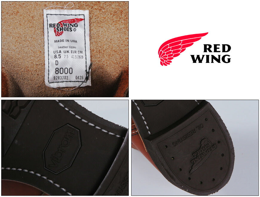 REDWING レッドウィング Iron Ranger アイアンレンジャー オロレガシー STYLE NO.8000 ワーク ブーツ レザー 【2026年秋冬新作】