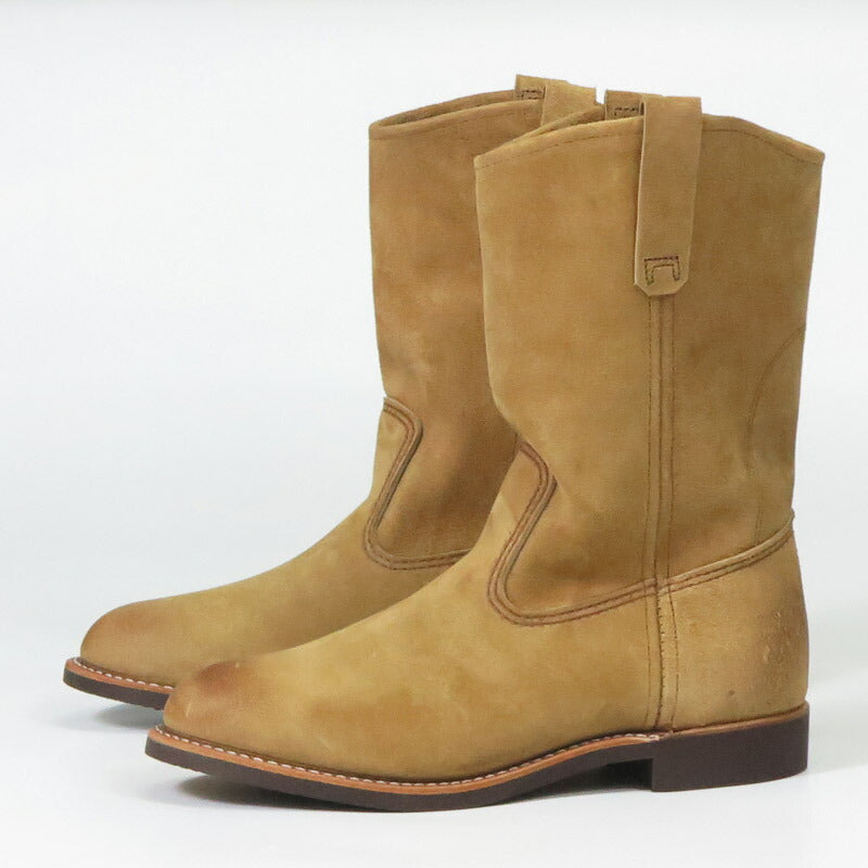 REDWING レッドウィング Sepatu Bot Kerja Kulit PECOS 11" PECOS Hawthorne Muleskinner Roughout NO.8060