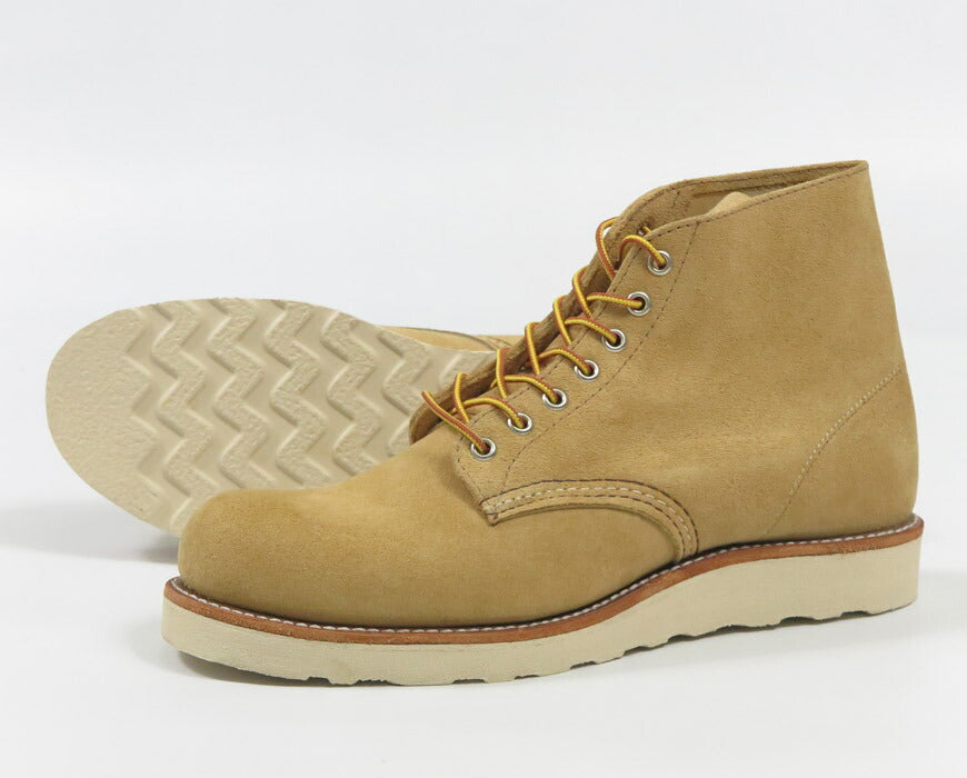 เรดวิง REDWING รองเท้าบูททำงานคลาสสิก 6" หัวกลม ฮอซอร์น "อะบิลีน" ราฟเอาท์ รหัสรุ่น 8167