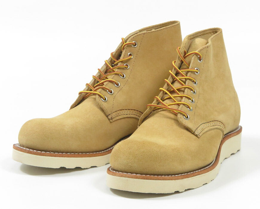 เรดวิง REDWING รองเท้าบูททำงานคลาสสิก 6" หัวกลม ฮอซอร์น "อะบิลีน" ราฟเอาท์ รหัสรุ่น 8167