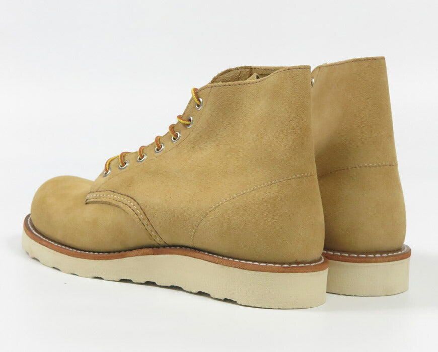เรดวิง REDWING รองเท้าบูททำงานคลาสสิก 6" หัวกลม ฮอซอร์น "อะบิลีน" ราฟเอาท์ รหัสรุ่น 8167