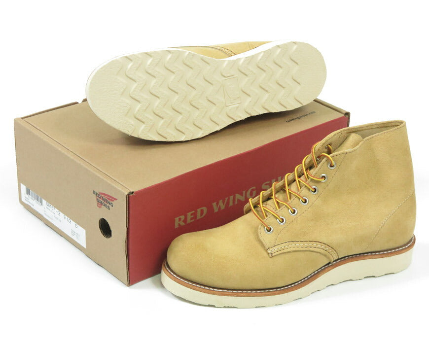 เรดวิง REDWING รองเท้าบูททำงานคลาสสิก 6" หัวกลม ฮอซอร์น "อะบิลีน" ราฟเอาท์ รหัสรุ่น 8167
