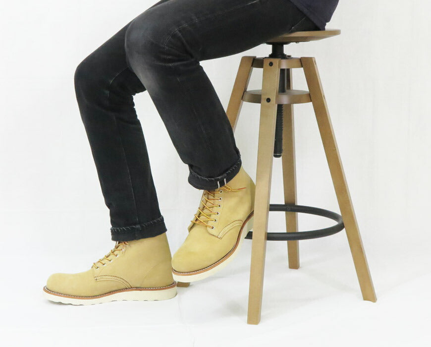 เรดวิง REDWING รองเท้าบูททำงานคลาสสิก 6" หัวกลม ฮอซอร์น "อะบิลีน" ราฟเอาท์ รหัสรุ่น 8167