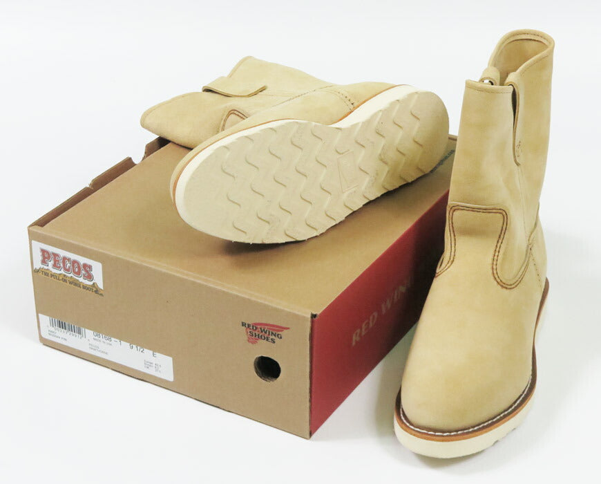 REDWING レッドウィング ペコスブーツ 9" PECOS ホーソーン「アビリーン」ラフアウト Style No.8168