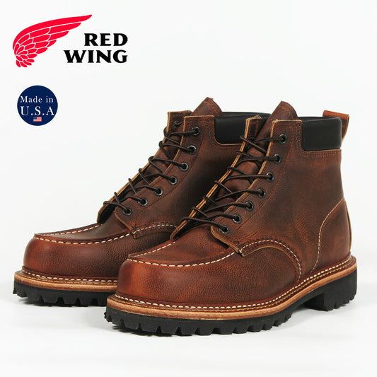 REDWING レッドウィング Norway Moc ノルウェーモック カッパー ラフ&タフ スコッチグレイン 防寒ブーツ Dワイズ STYLE No.8213 【2026年秋冬新作】