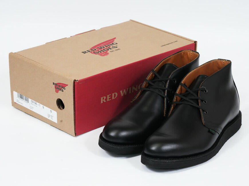 REDWING レッドウィング ポストマン チャッカ ブーツ POSTMAN CHUKKA BLACK Style No.9196 【2026年春夏新作】