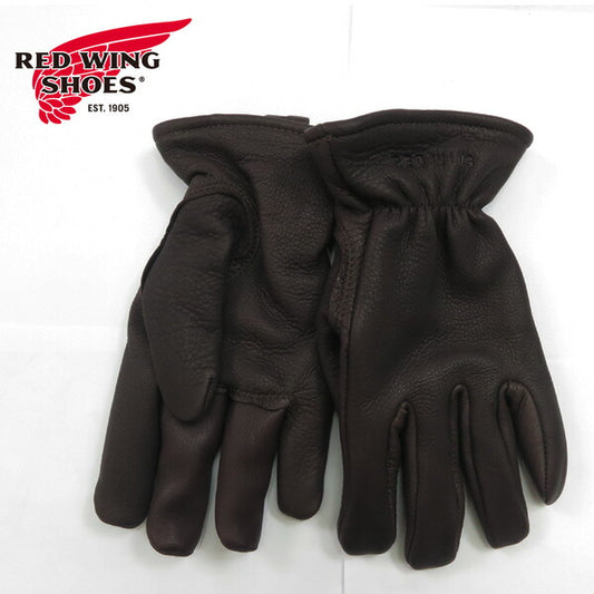 REDWING レッドウィング グローブ 手袋 ブラウンバックスキン 鹿革 裏地付き Gloves Lined Brown Buckskin 95231