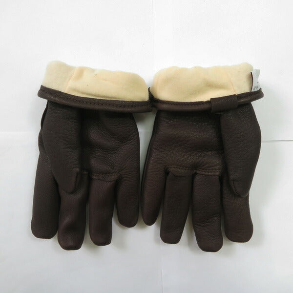REDWING レッドウィング Handschuhe Braunes Buckskin Hirschleder Gefüttert Gloves Lined Brown Buckskin 95231