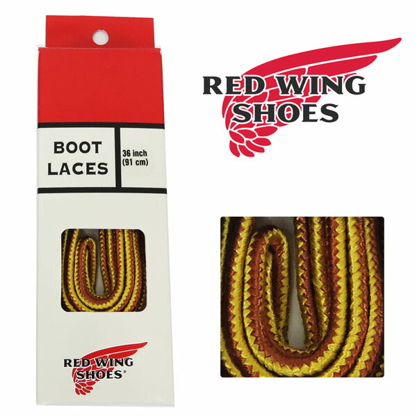 REDWING Red Wing Original Taslan Schnürsenkel Tan×Gold 36 Zoll (90cm) Schuhbänder Style No.97117