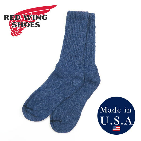REDWING เรดวิง ถุงเท้าบูทผ้าฝ้ายผสม Cotton Blend Ragg Crew Over-dyed STYLE NO.97650