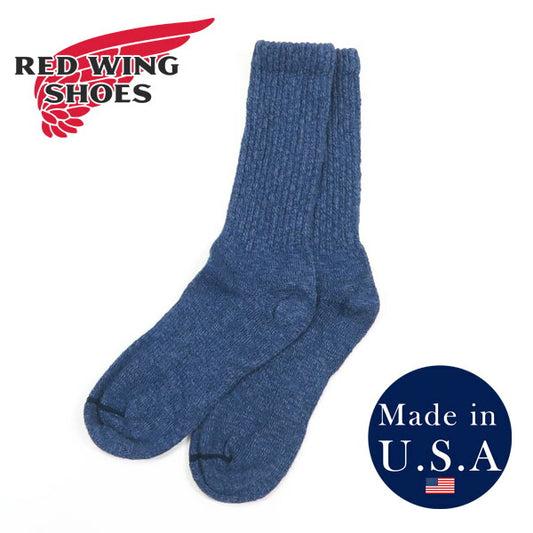 REDWING レッドウィング コットンブレンド ラグクルー ブーツソックス 靴下 Cotton Blend Ragg Crew Over-dyed STYLE NO.97650