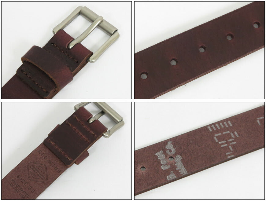 REDWING Red Wing Sabuk Kulit Lebar 38mm Black Cherry Excalibur Kulit S.B.FOOT rw97695